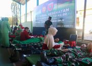 Peringati HUT ke-80 TNI, Prajurit Kodim 1417/Kendari Gelar Bakti Sosial Donor Darah