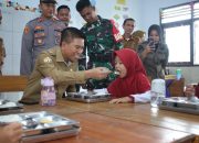 Bupati Konawe Selatan Irham Kalenggo Luncurkan Program Makan Bergizi Gratis di Palangga