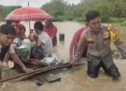 Tanggap Darurat Banjir, Kapolres Kolaka Pimpin Langsung Evakuasi dan Penanganan Bencana di Watubangga