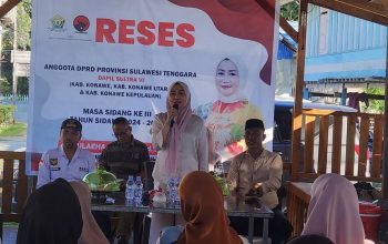 Serap Aspirasi Masyarakat Konawe Utara, Anggota DPRD Sultra Suleha Sanusi Salurkan Bantuan