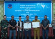 PT Vale dan Pemkab Kolaka Teken MoU Pemberdayaan Tenaga Kerja dan Pengusaha Lokal