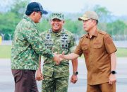 Menhan Sjahfrie Tinjau Pembangunan Yonif 823/Raja Wakaaka