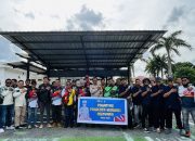 Gandeng Komunitas Motor dan Ojol, Polresta Kendari Gelar Praktik Safety Riding