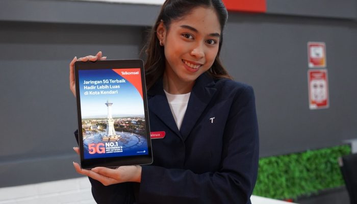 Keren, Jaringan 5G Telkomsel Hadir di Kendari